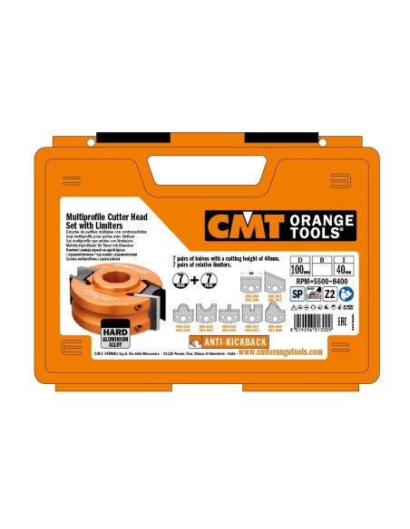 Set multiprofilo per antine con limitatore